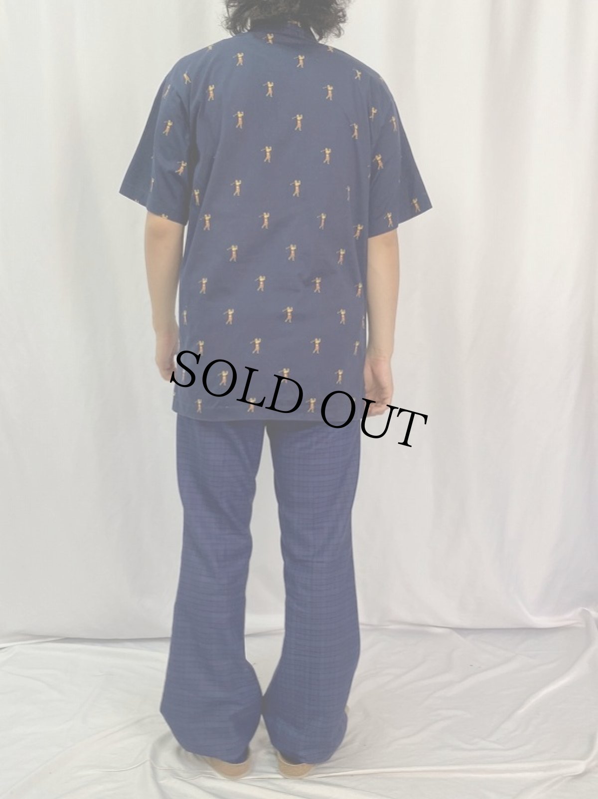 画像4: POLO Ralph Lauren "EXCLUSIVE OF TRIM" ゴルフ柄 コットンシャツ M (4)