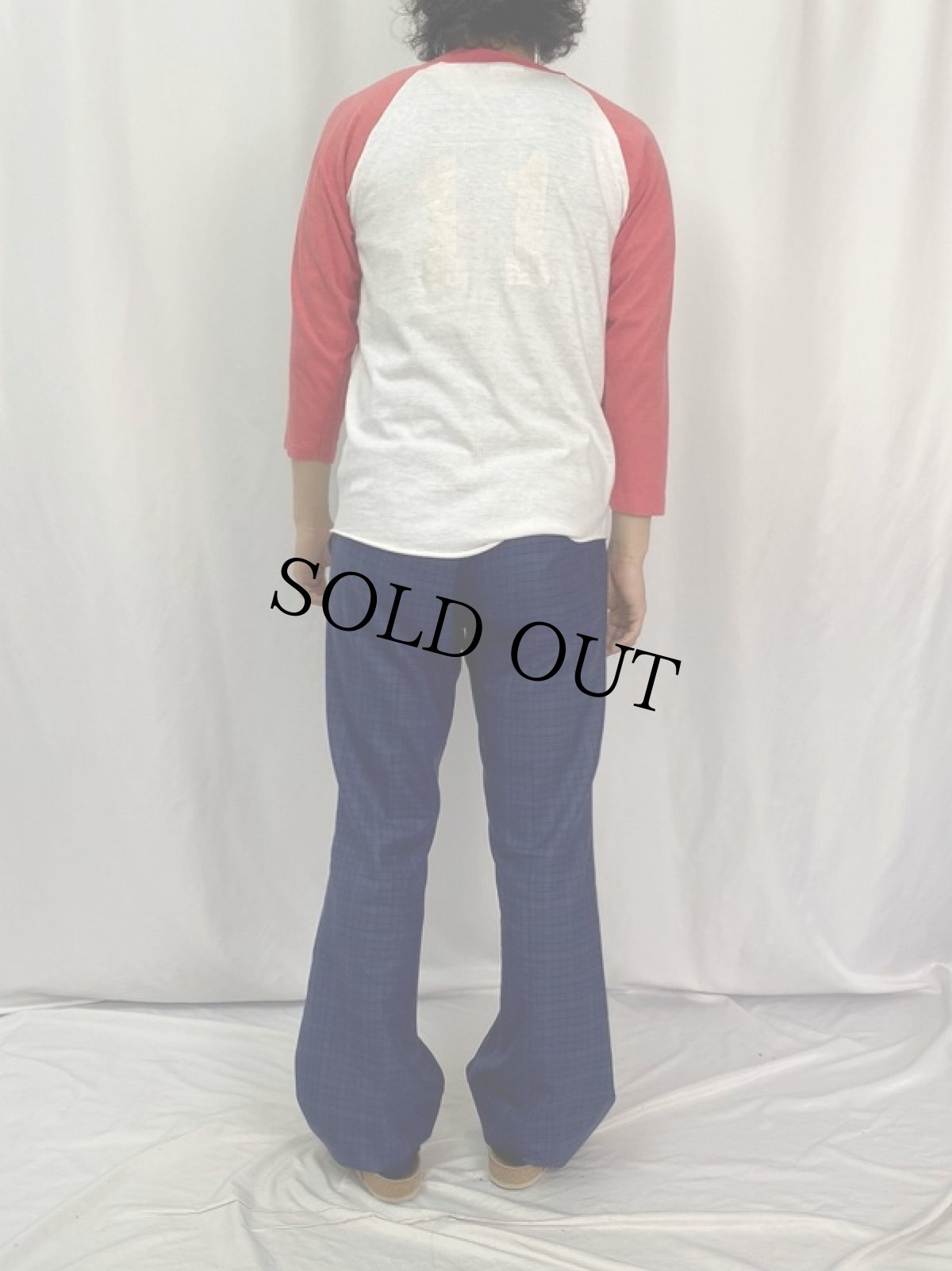 画像4: 80's USA製 "Ordies" プリントラグランTシャツ M (4)