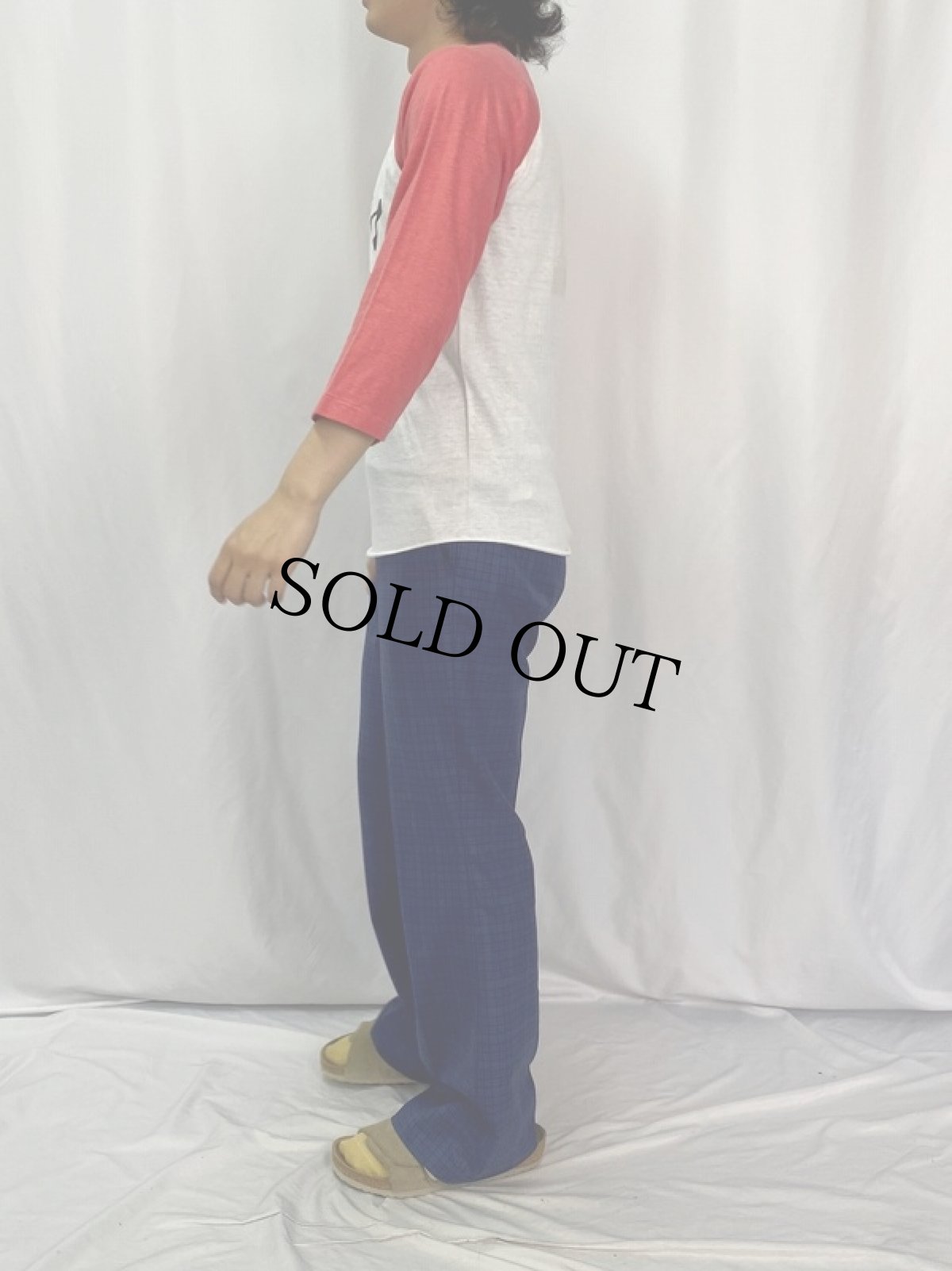 画像3: 80's USA製 "Ordies" プリントラグランTシャツ M (3)