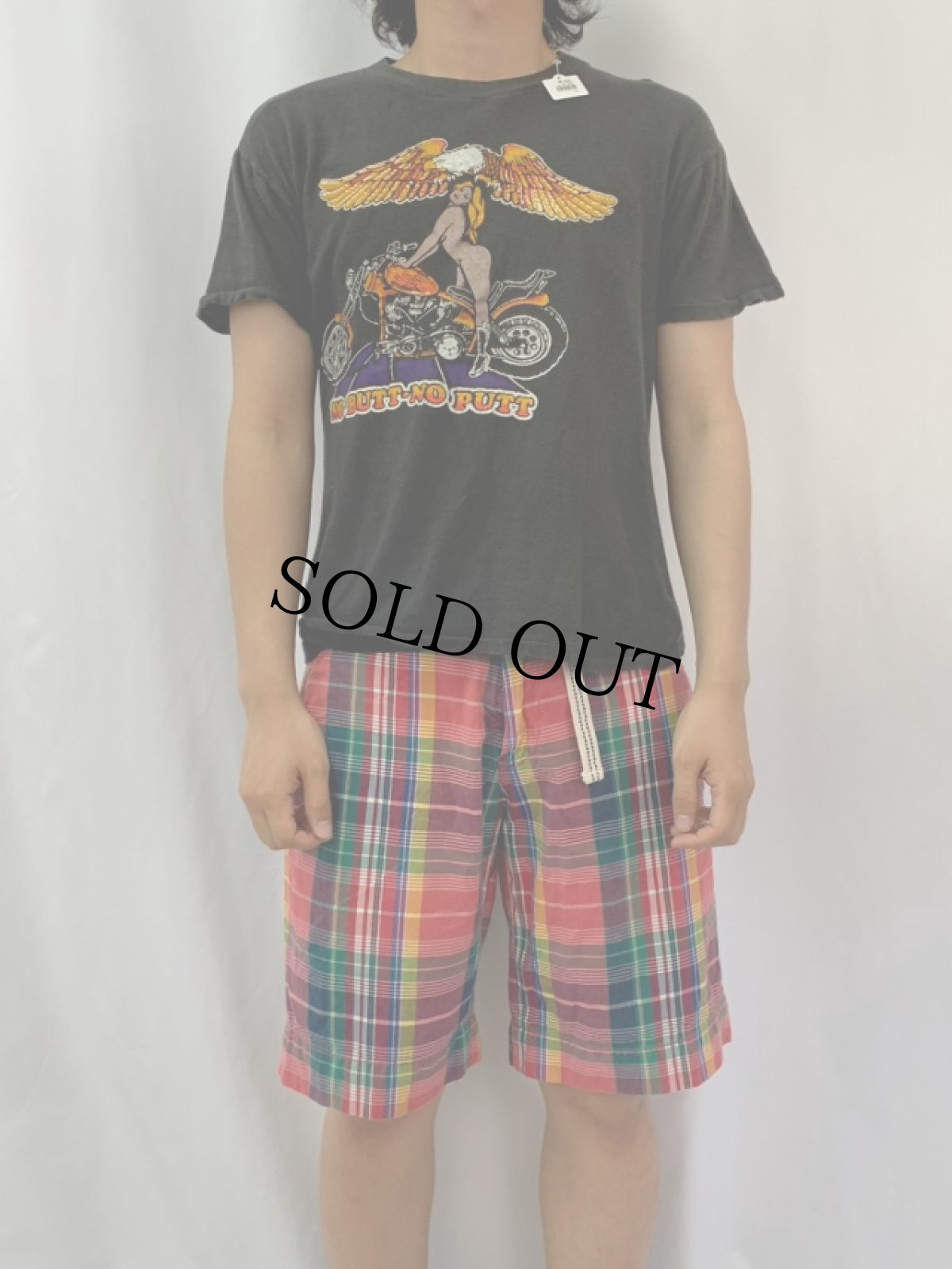 画像2: 70〜80's "NO BUTT-NO PUTT" バイカープリントTシャツ (2)