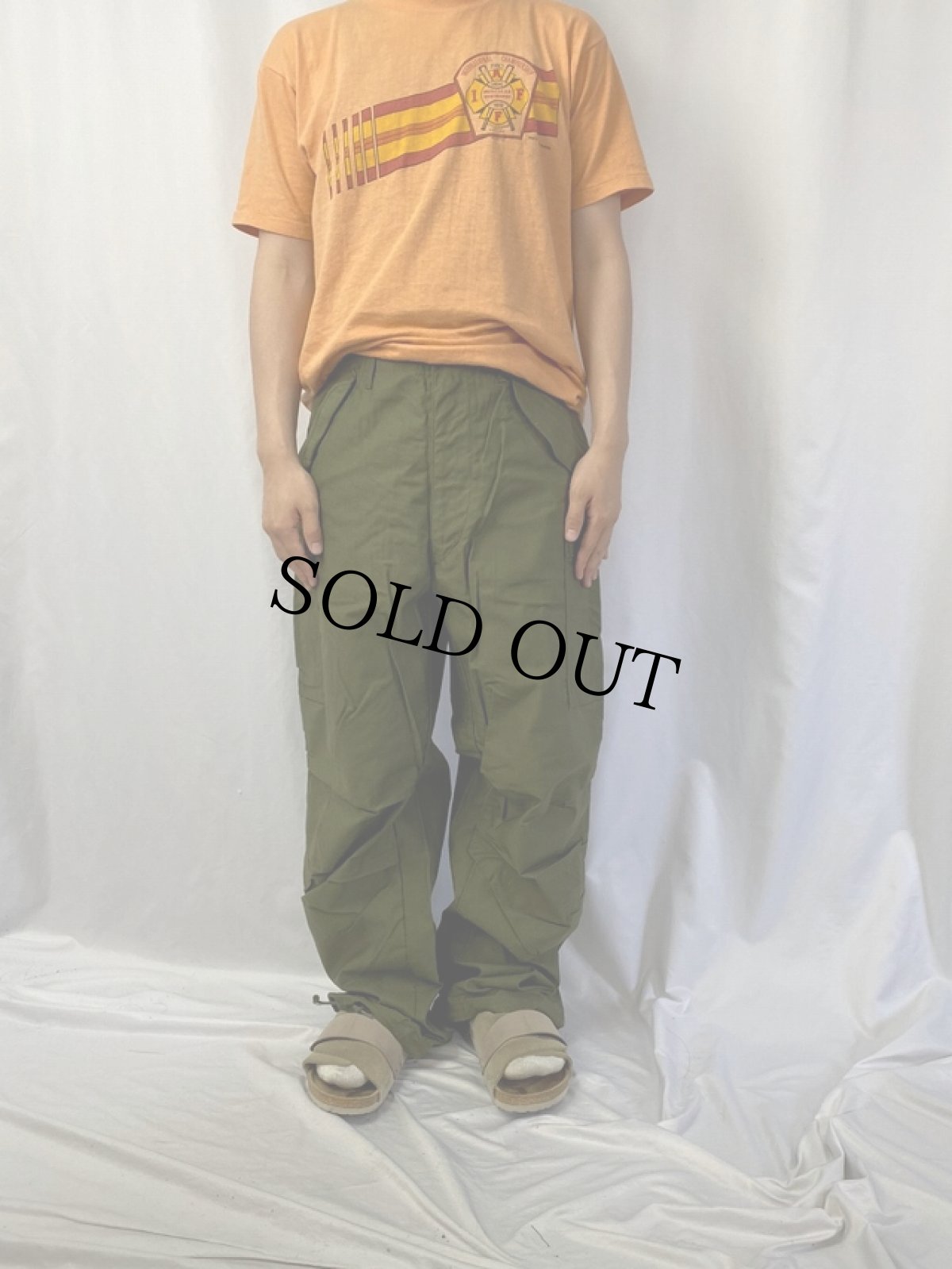 画像2: 60's U.S.ARMY M-65 フィールドパンツ DEADSTOCK SMALL-LONG (2)