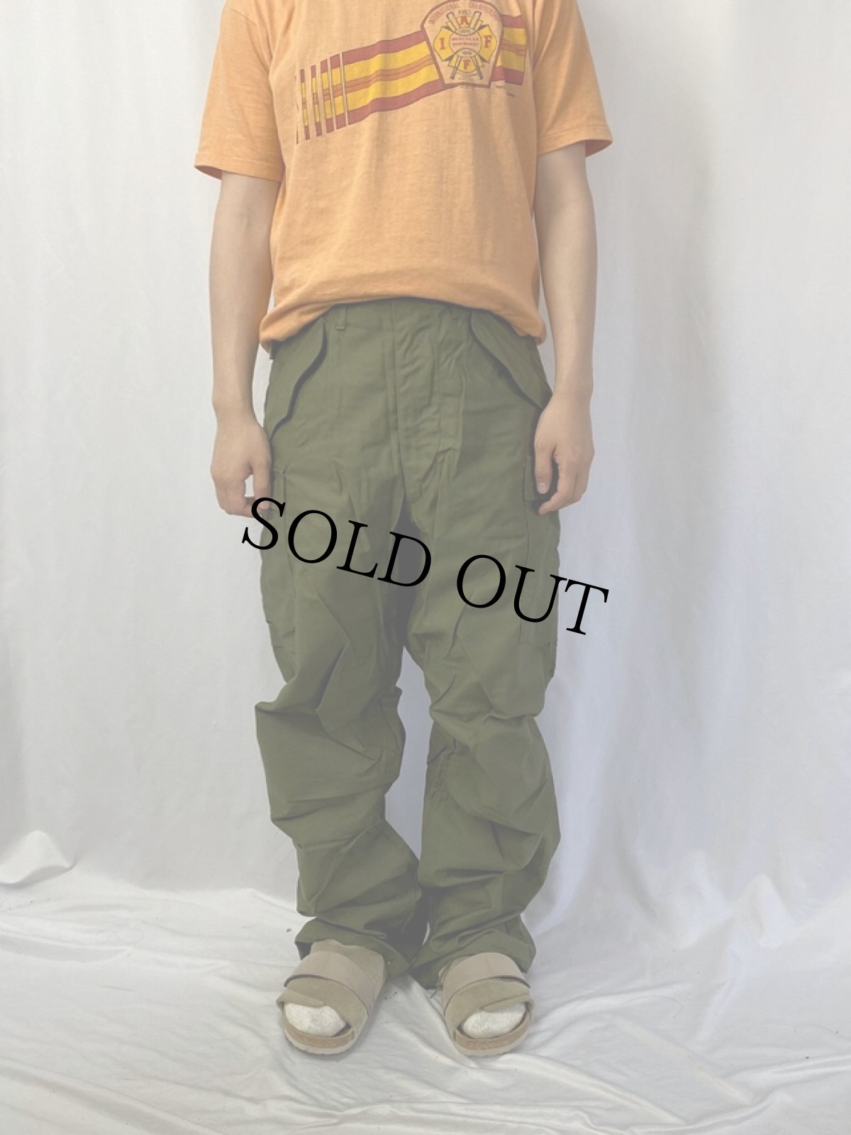 画像2: 60's U.S.ARMY M-65 フィールドパンツ DEADSTOCK SMALL-LONG (2)