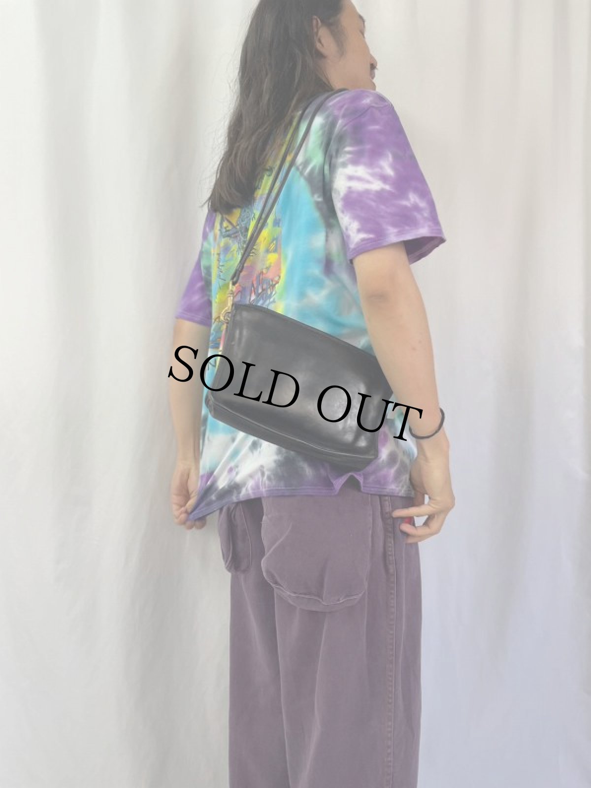 画像2: 70's COACH USA製 レザーショルダーバッグ (2)