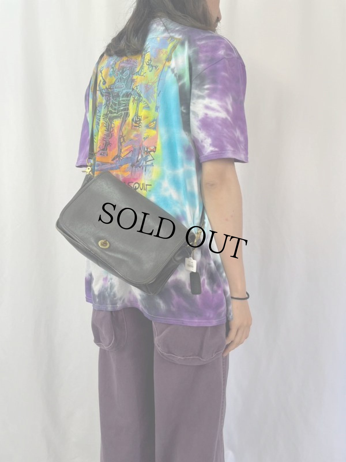 画像2: 70's COACH USA製 レザーショルダーバッグ (2)