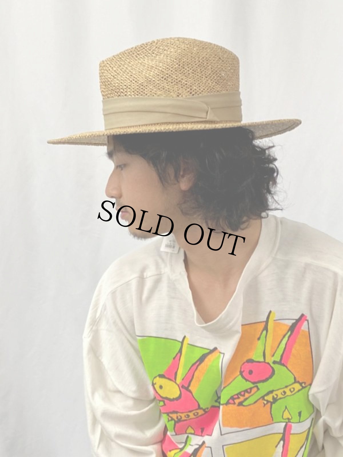 画像3: STETSON リボンデザイン ストロー中折れハット (3)