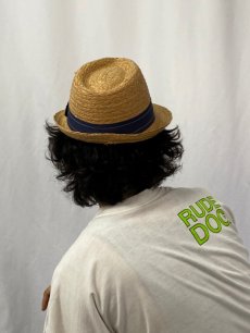 画像4: 【SALE】 STETSON リボンデザイン ストロー中折れハット (4)