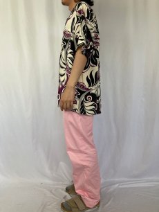 画像3: Island Wear HAWAII製 オールオーバーパターン レーヨンアロハシャツ L (3)