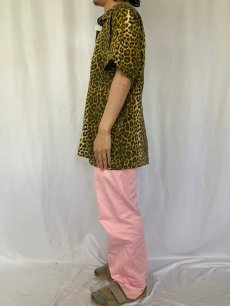 画像3: 【SALE】 レオパード柄 シャツ XL (3)