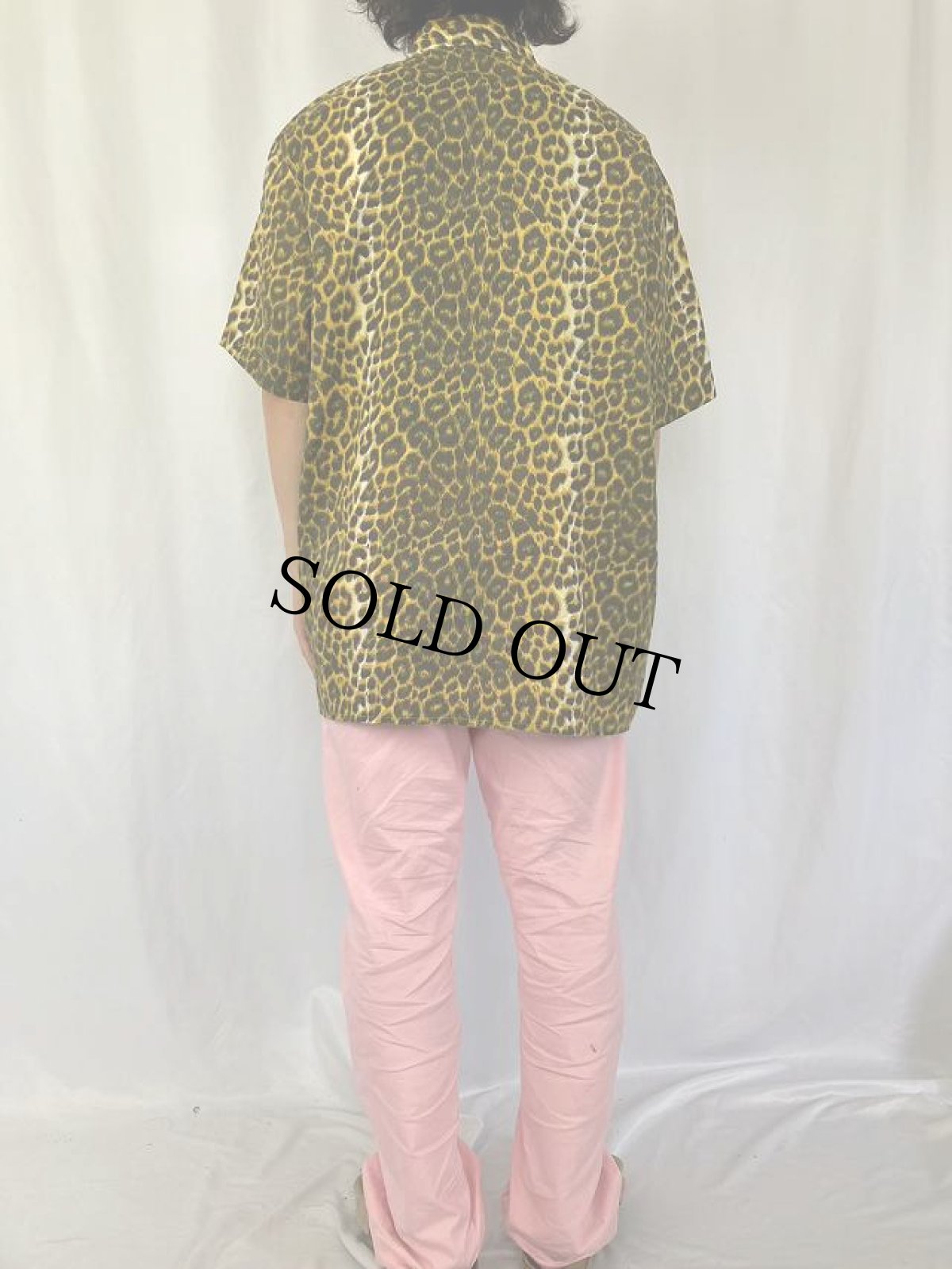 画像4: 【SALE】 レオパード柄 シャツ XL (4)