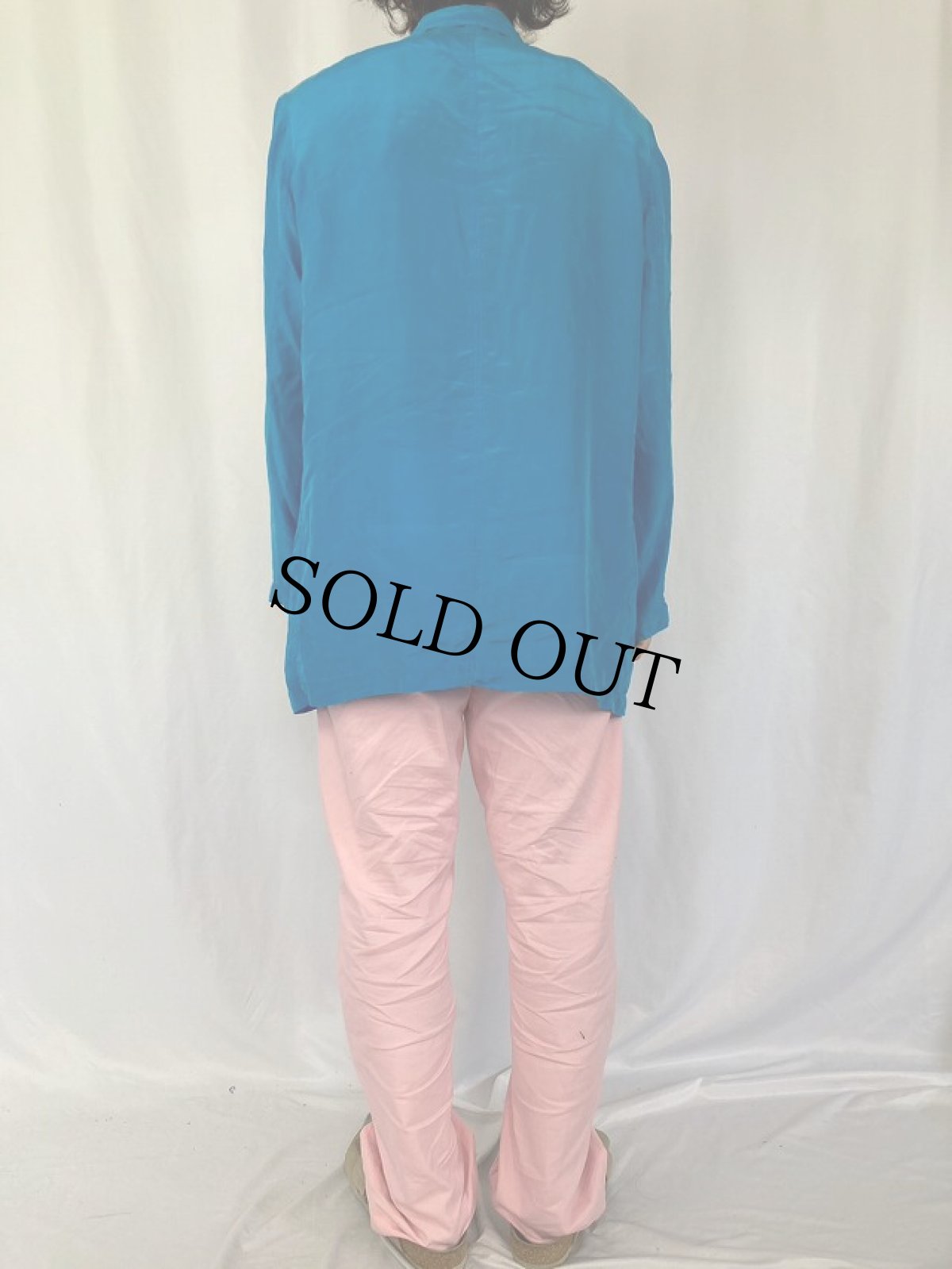 画像4: NITYA シルクテーラードジャケット SIZE44 (4)