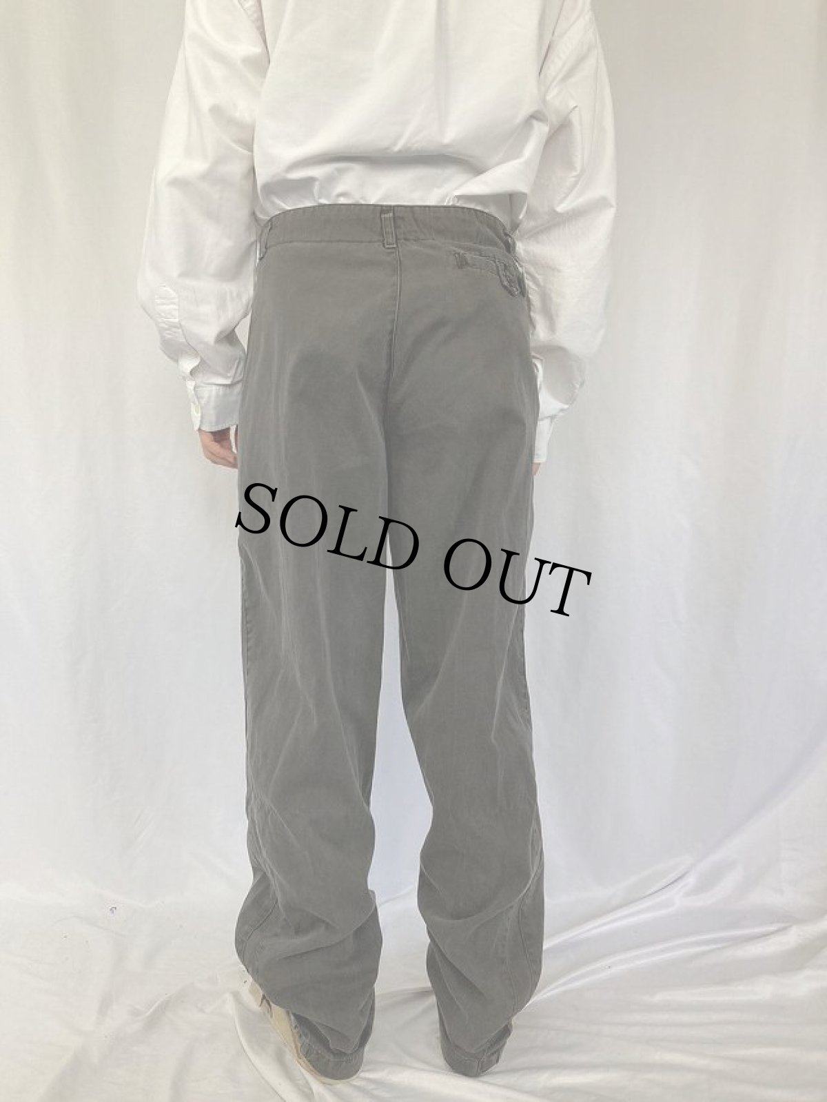 画像4: MARITHE＋FRANCOIS GIRBAUD 1タック デザインテーパードパンツ W31 (4)