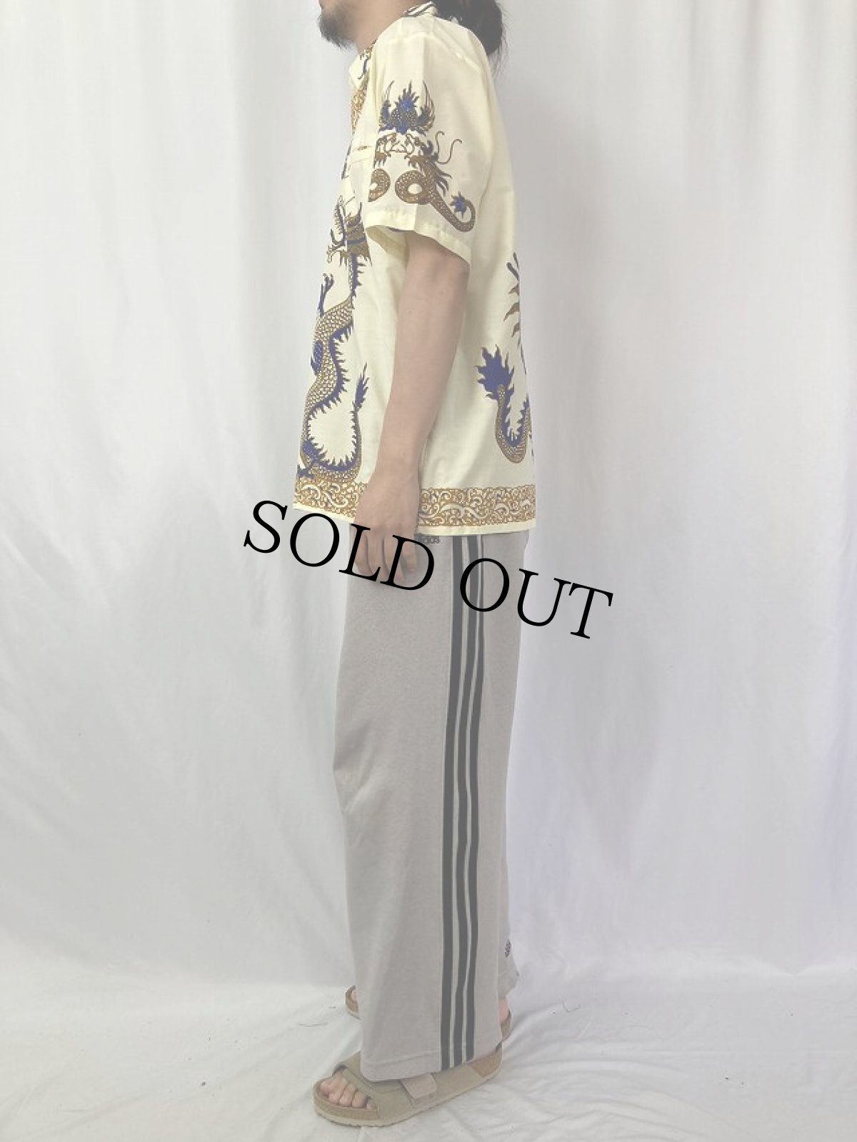 画像3: JAVA BATIK バティック柄 コットンシャツ XL (3)