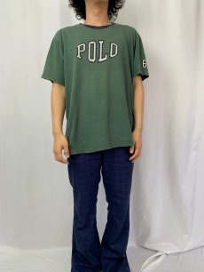 画像2: 90's POLO Ralph Lauren USA製 "POLO" ロゴプリントTシャツ M (2)