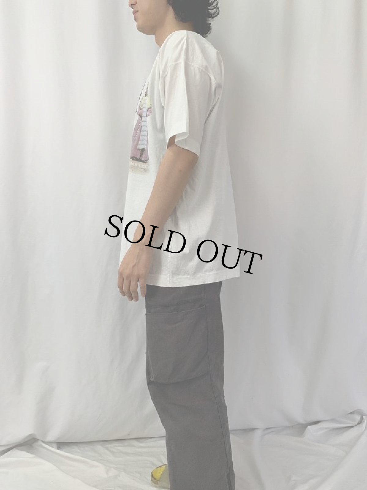 画像3: 80's BOB WADE インディアンフォトプリントTシャツ L (3)