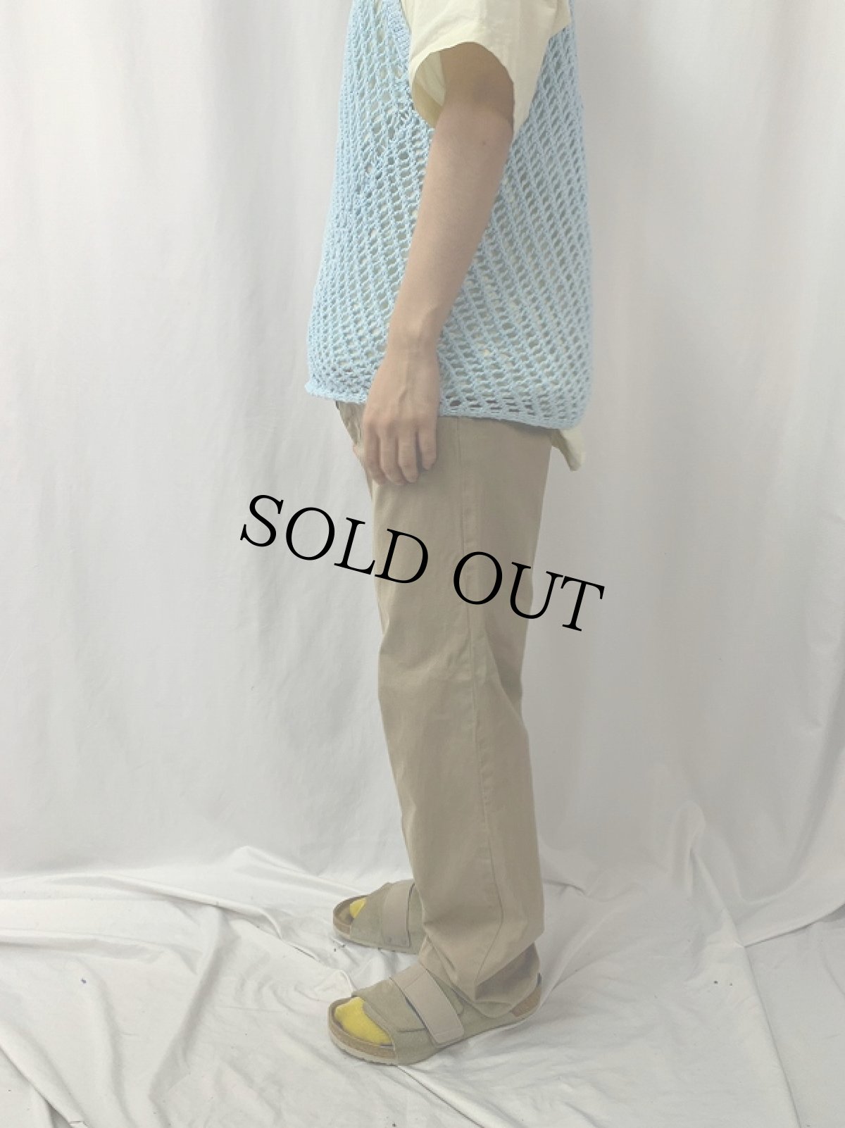 画像3: 70's ギリシャ軍 チノトラウザーズ W31 (3)