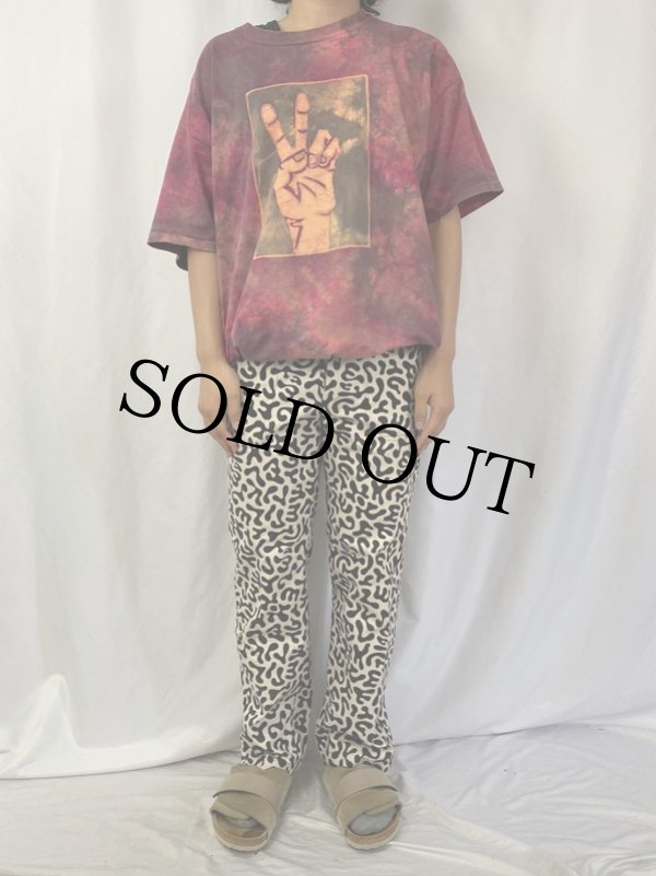 70年代 70s KOREA MILITARY 韓国軍 制服 総柄 カモ柄 迷彩