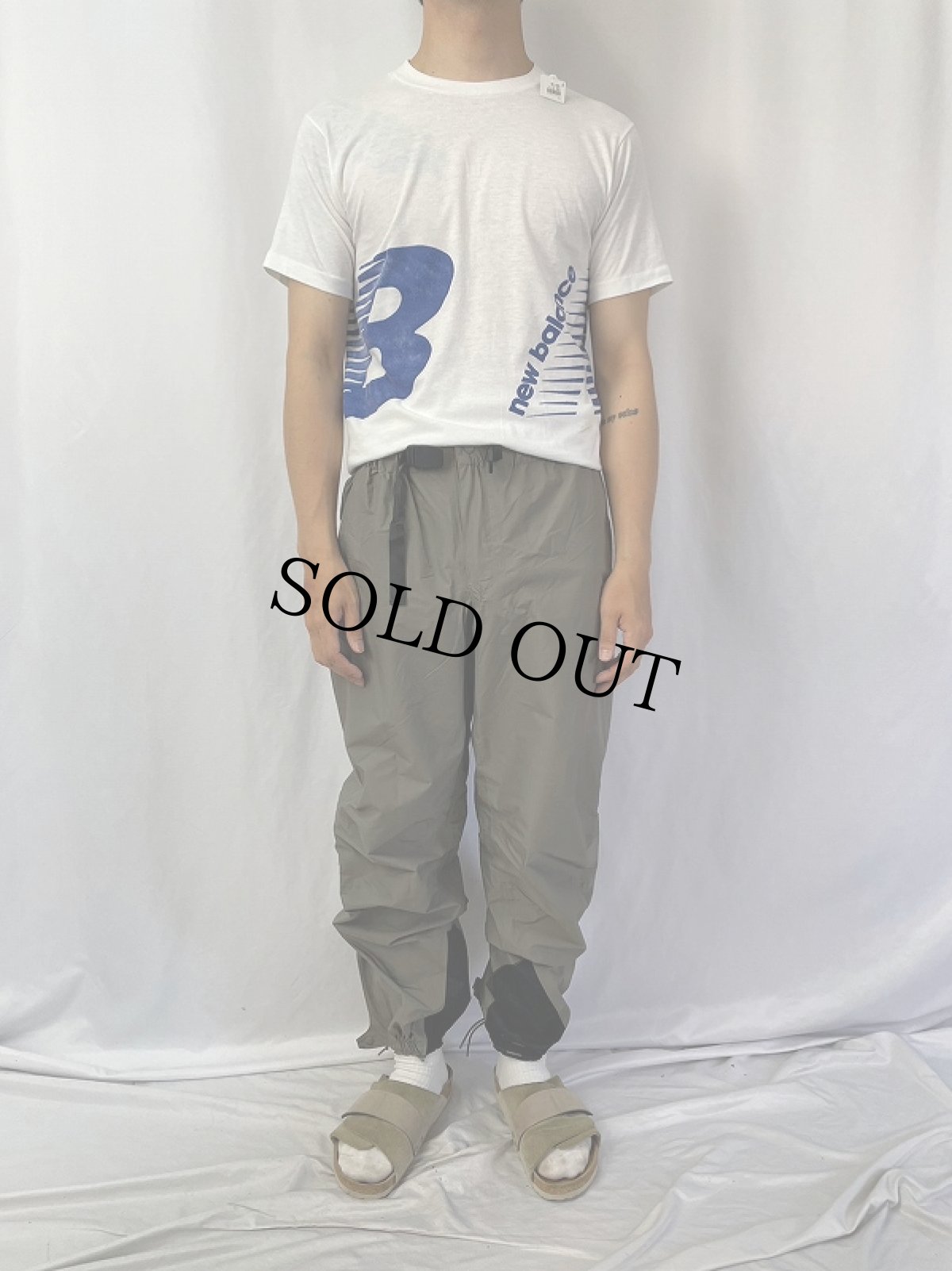 画像2: 80's ブート NEW BALANCE 巻きプリントTシャツ (2)