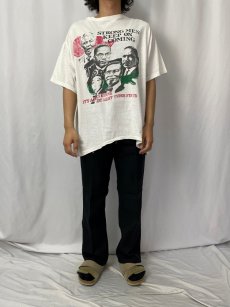 画像2: 90's "STRONG MEN KEEP ON COMING" 偉人プリントTシャツ XL (2)