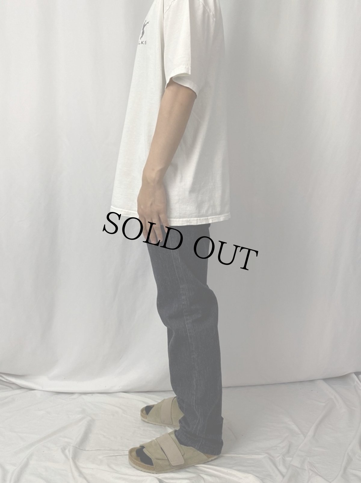 画像3: 90’s Levi's 505-0240 USA製 ストライプ柄 ブラックデニムパンツ W34 (3)