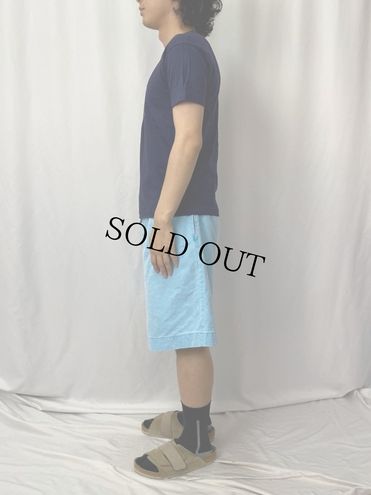 画像3: 70〜80's Champion バータグ USA製 "AFT☆COPE" フロッキープリントTシャツ M (3)