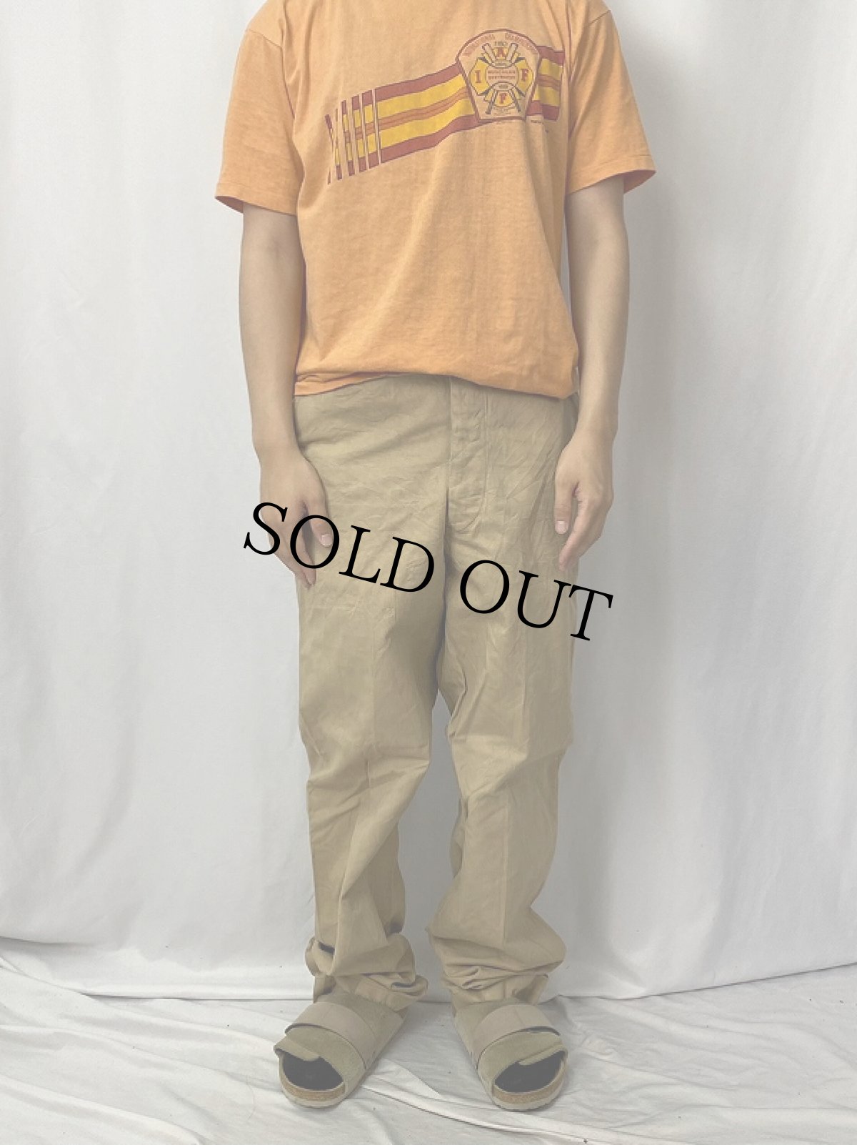 画像2: 50's U.S.ARMY チノトラウザーズ W31 (2)