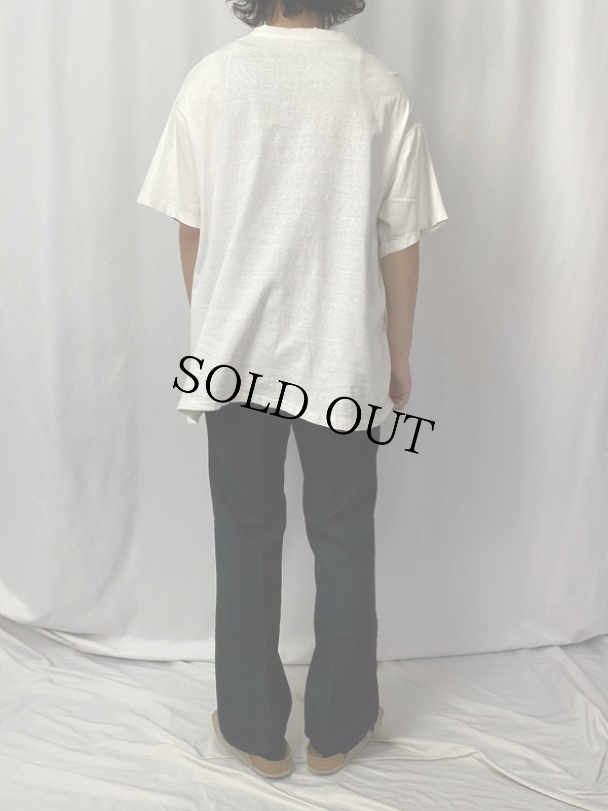 画像4: 90's "STRONG MEN KEEP ON COMING" 偉人プリントTシャツ XL (4)