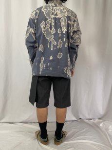 画像4: 90's Ralph Lauren ブリーチデザイン コットンボタンダウンシャツ L (4)