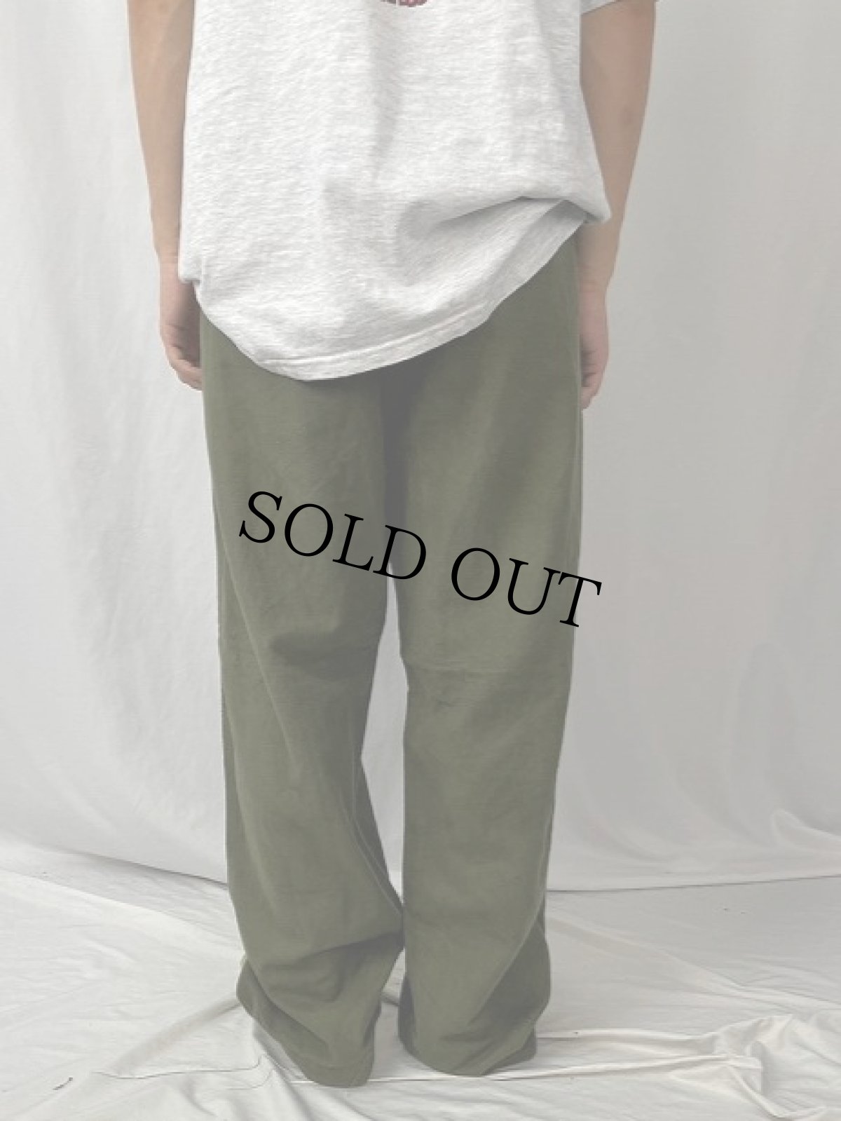 画像4: 50's オランダ軍 フランネルスリーピングパンツ W-39 (4)