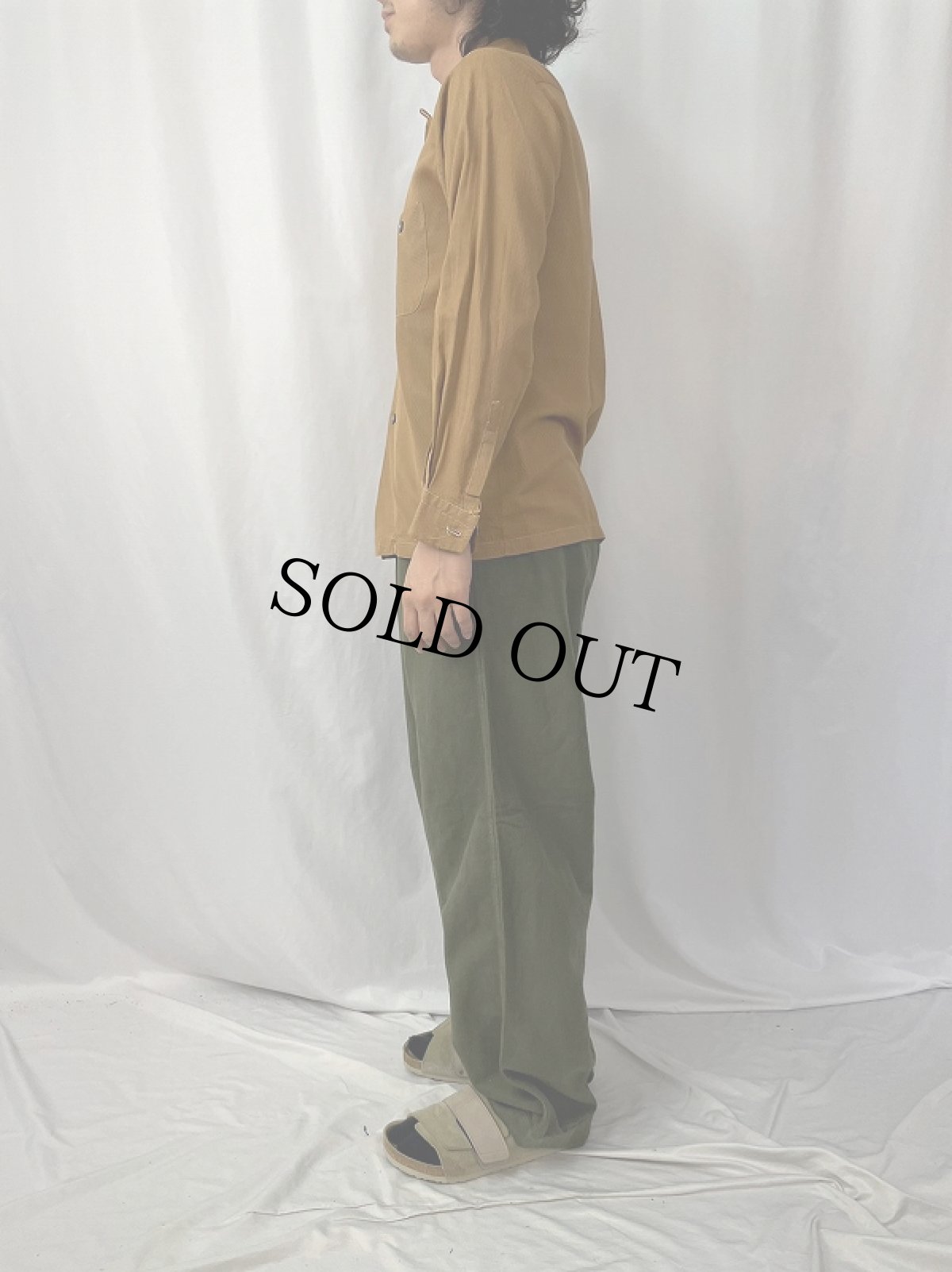 画像3: 60's 東レ テナックス 総柄 オープンカラーシャツ M (3)