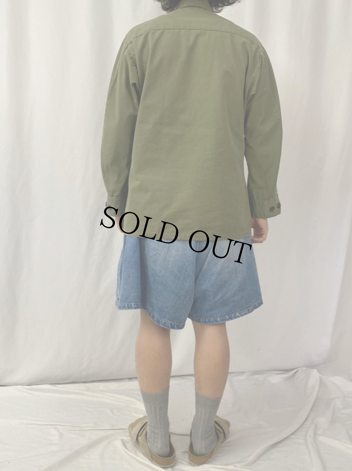 画像4: 70's U.S.ARMY ジャングルファティーグジャケット 4th SMALL-SHORT (4)