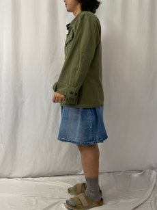 画像3: 70's U.S.ARMY ジャングルファティーグジャケット 4th SMALL-SHORT (3)