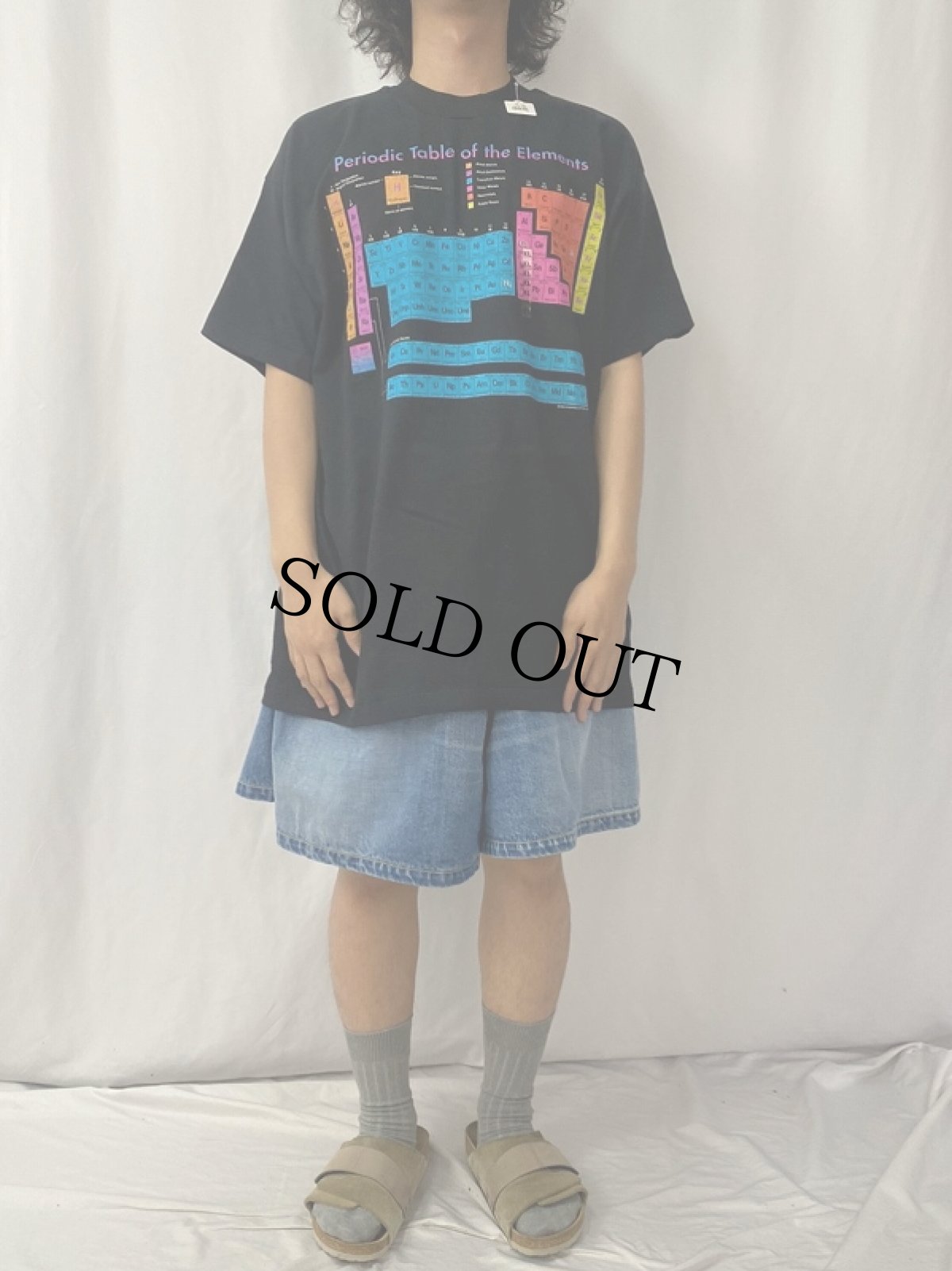 画像2: 90's "Periodic Table of the Elements" 周期表プリントTシャツ DEADSTOCK XL (2)