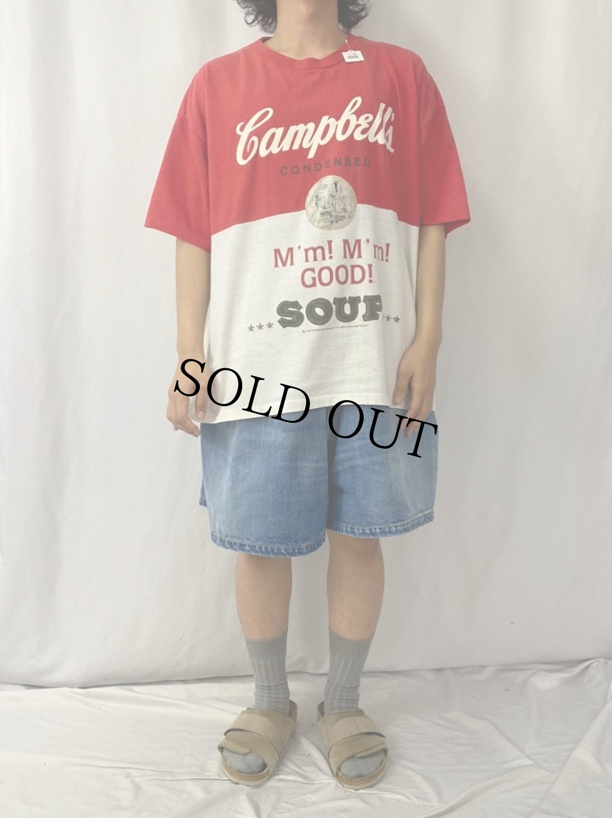 画像2: 80's Campbell's Soup "M'm! M'm! GOOD!" プリントTシャツ XXL (2)