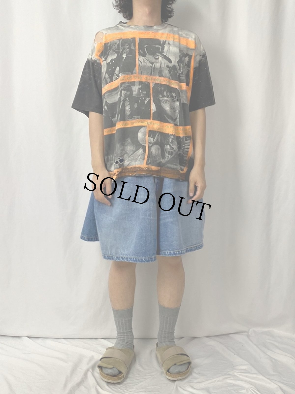 画像2: 90's Mosquitohead USA製 "A Clockwork Orange" 映画プリントTシャツ XL (2)