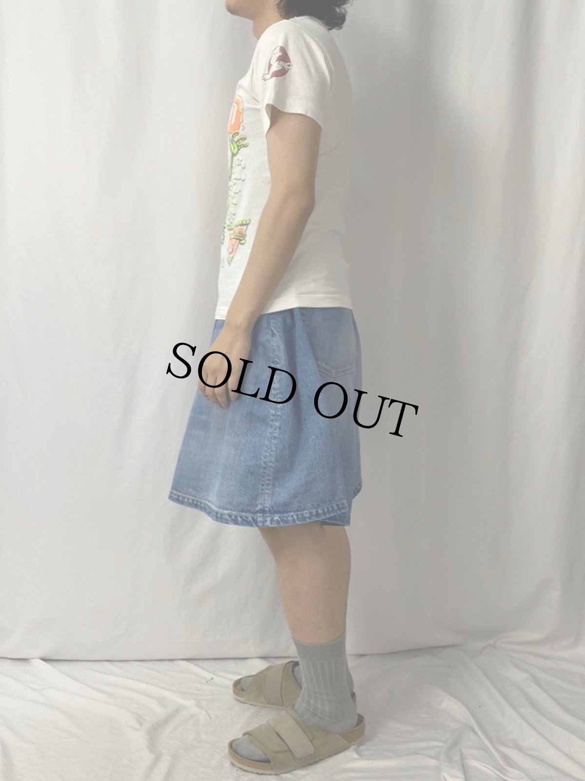 画像3: 80's GHOSTBUSTERS USA製 "I'VE BEEN SLIMED" 映画キャラクター 発泡プリントTシャツ L (3)