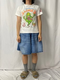 画像2: 80's GHOSTBUSTERS USA製 "I'VE BEEN SLIMED" 映画キャラクター 発泡プリントTシャツ L (2)