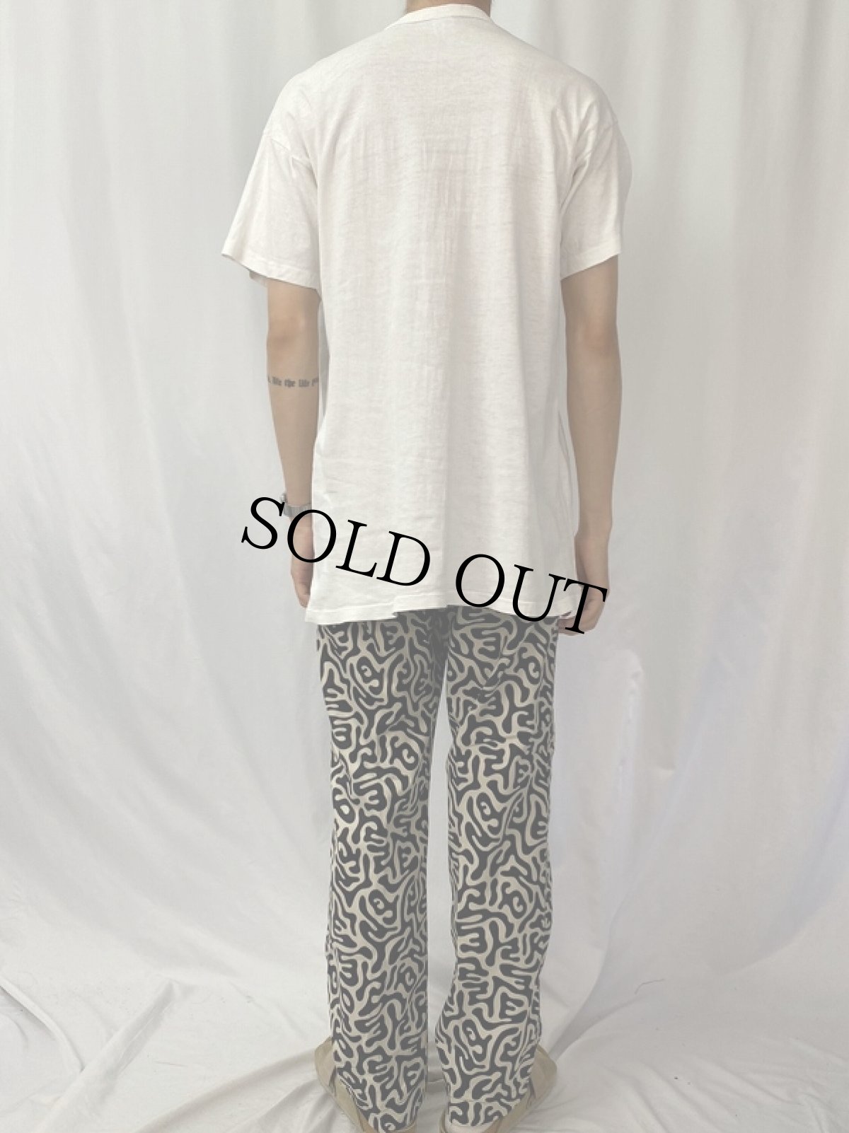 画像4: 80's Champion USA製 トリコタグ "DENVER BRONCOS" プリントTシャツ XXL (4)