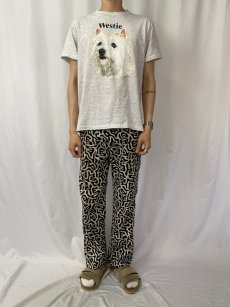 画像2: 90's USA製 "Westie" 犬プリントTシャツ M (2)