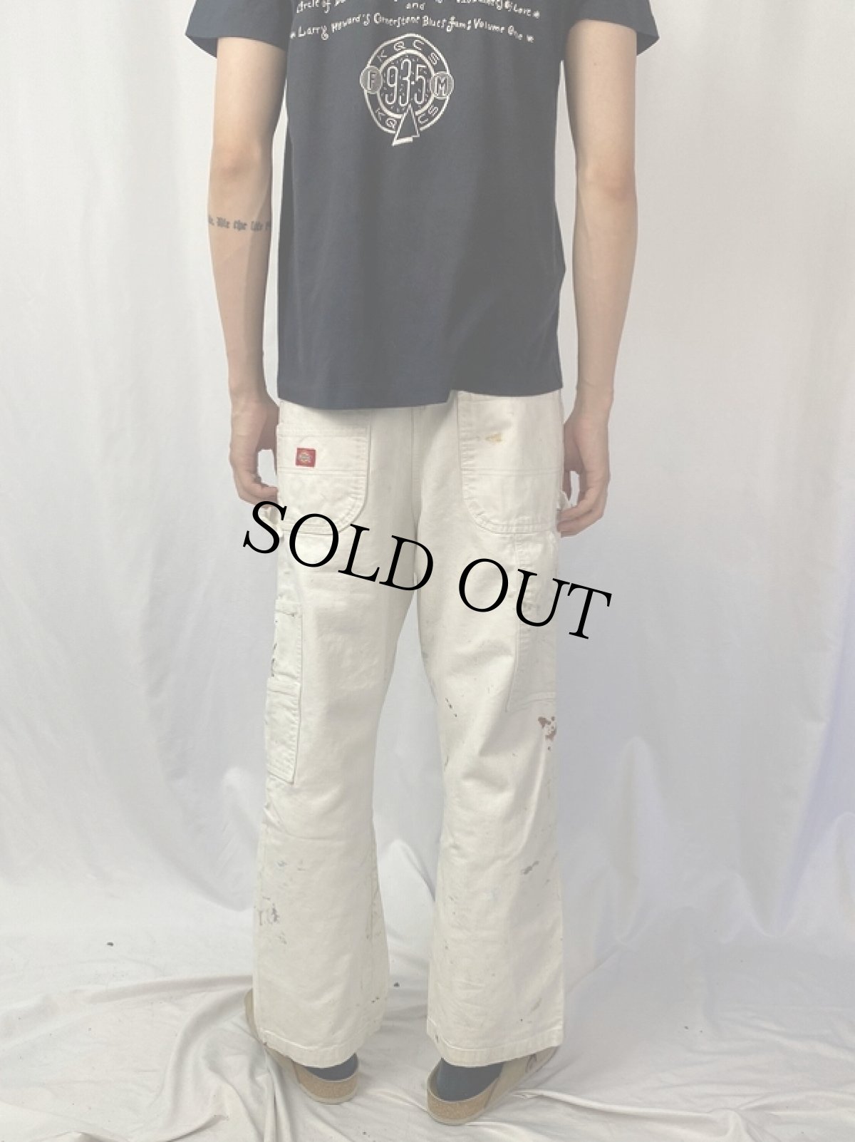 画像4: Dickies ペンキペイント ペインターパンツ W34 (4)