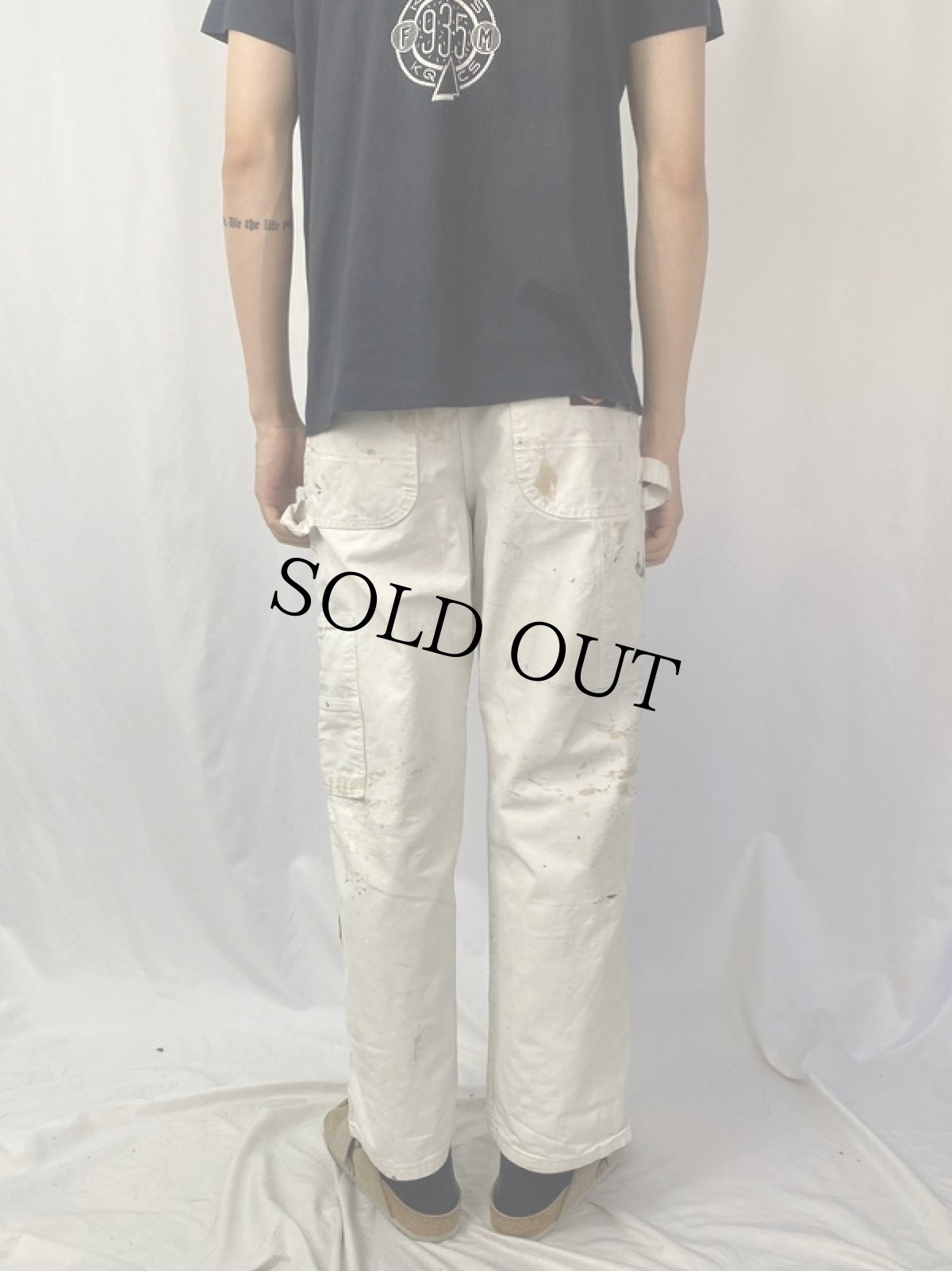 画像4: Dickies ペンキペイント ペインターパンツ W32 (4)