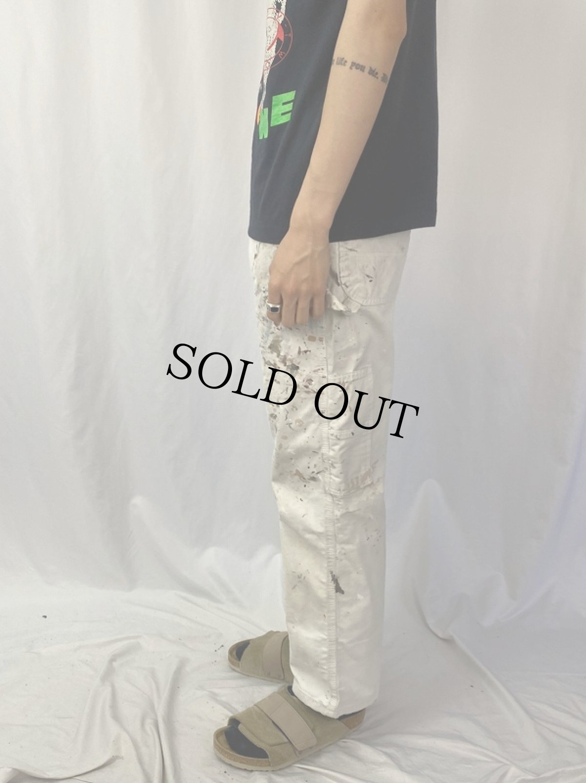 画像3: Dickies ペンキペイント ペインターパンツ W32 (3)