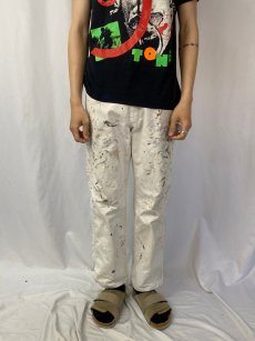 画像2: Dickies ペンキペイント ペインターパンツ W32 (2)