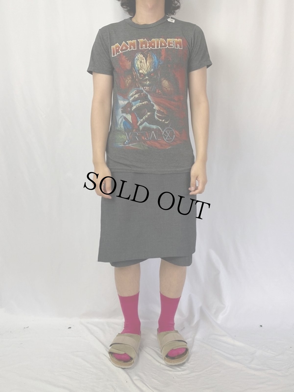 画像2: 70〜80's IRON MAIDEN "virtual xi" ヘヴィメタルバンドTシャツ (2)