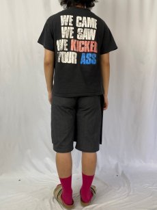 画像4: 80's Bon Jovi USA製 "WE CAME WE SAW WE KICKED YOUR ASS" ハードロックバンドTシャツ XL (4)