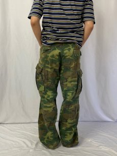 画像4: 60's U.S.ARMY ERDL迷彩 ブラウンリーフ ジャングルファティーグパンツ 5th MEDIUM-REGULAR (4)