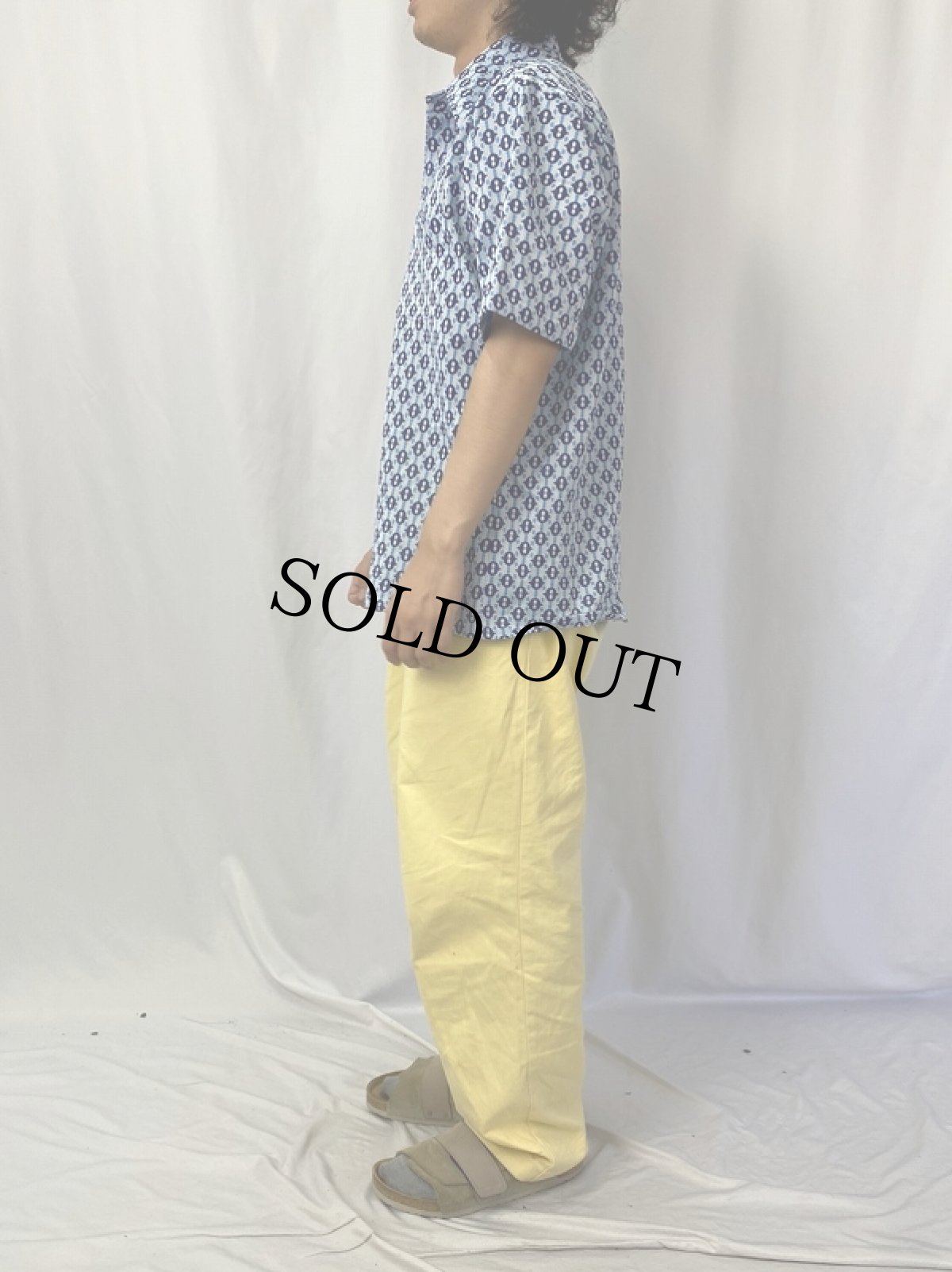 画像3: 70's JCPenney 総柄 ジャガード織 シャツ XL (3)