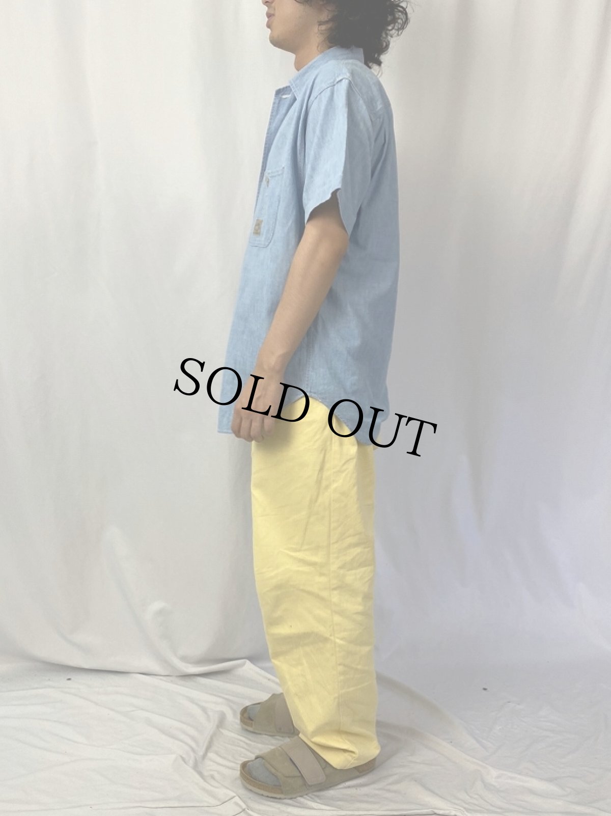 画像3: 80〜90's POLO COUNTRY Ralph Lauren シャンブレーシャツ S (3)