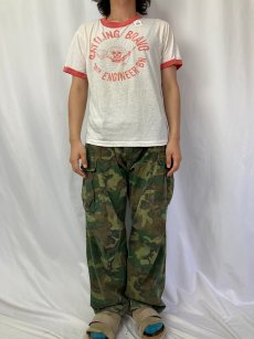 画像2: 80's "BATTLING BRAVO" プリントリンガーTシャツ (2)