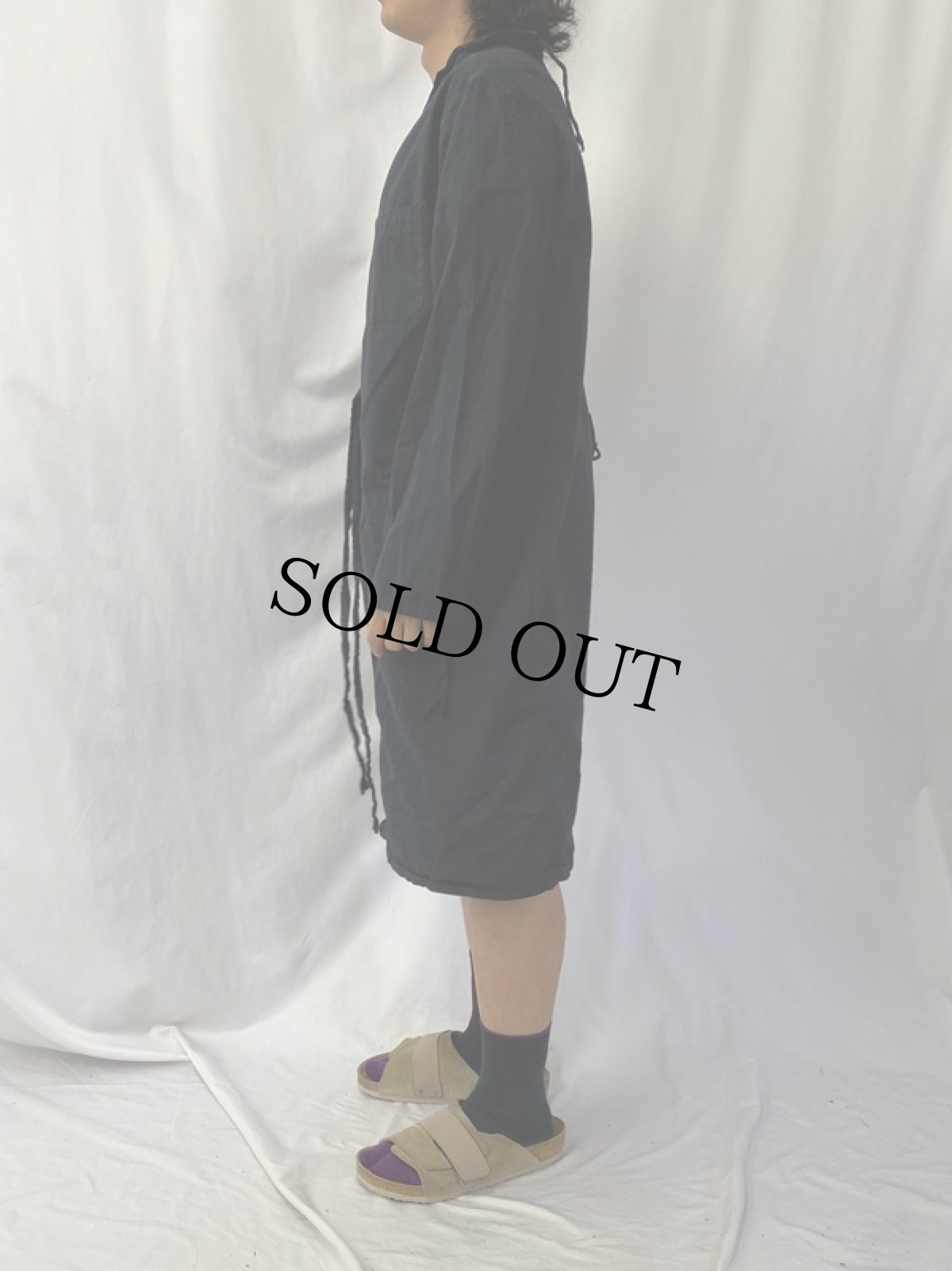 画像4: ロシア軍 サージカルガウン 後染めBLACK (4)