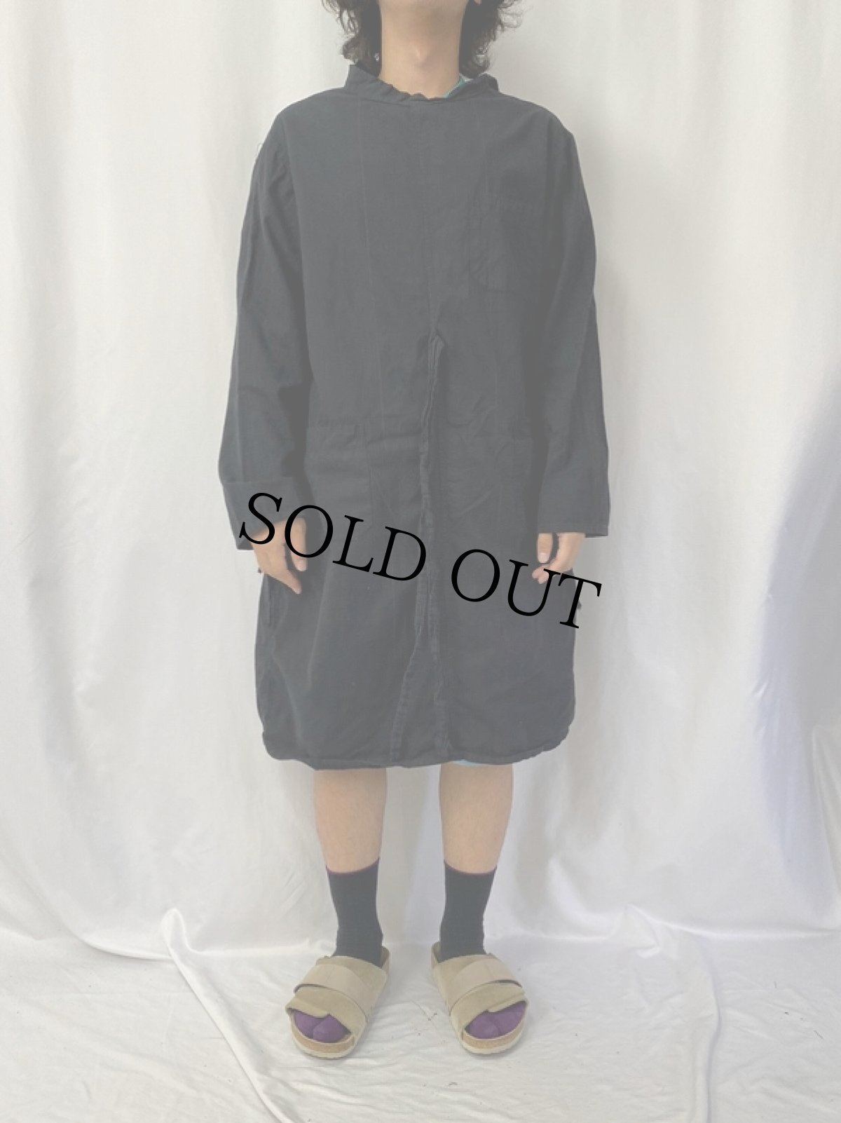 画像3: ロシア軍 サージカルガウン 後染めBLACK (3)